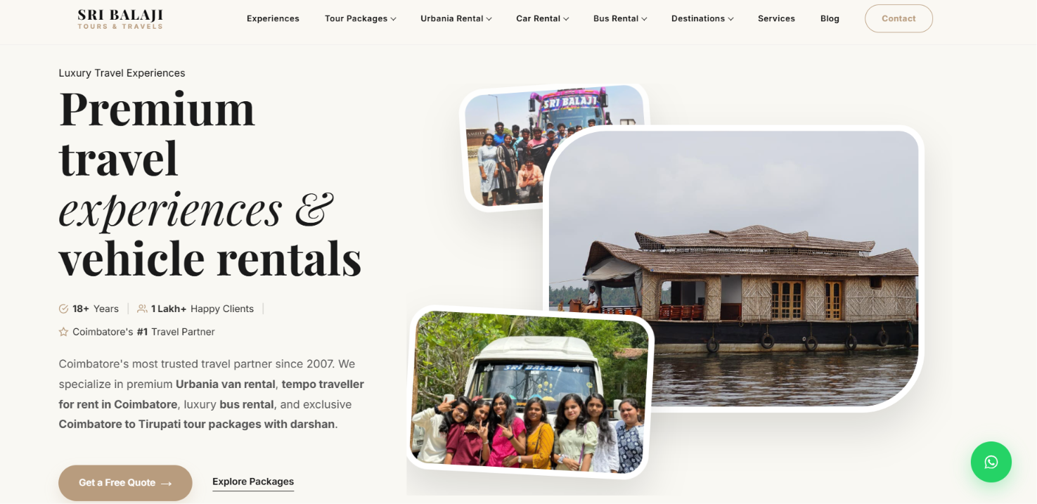 Sri Balaji Tours